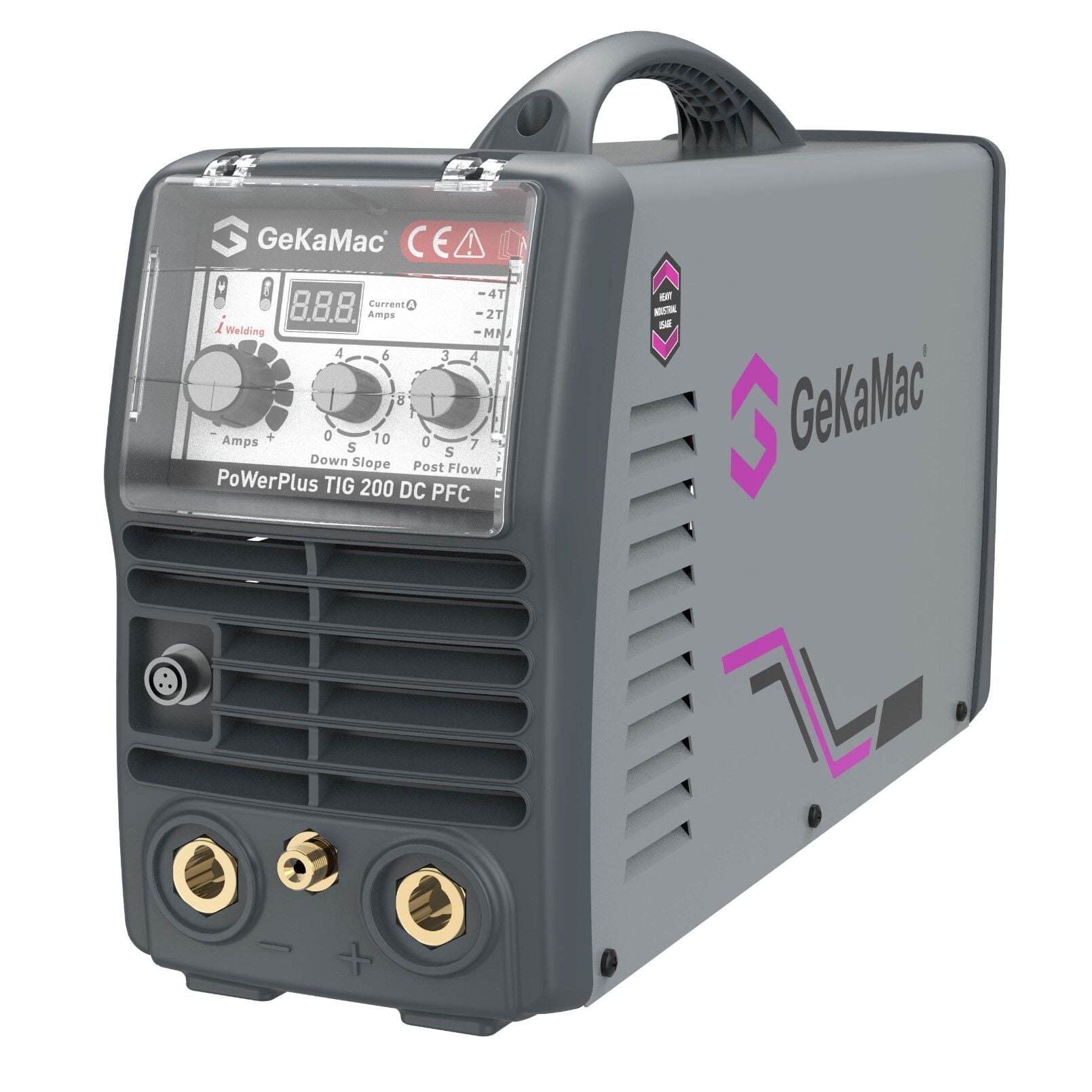 GeKaMac Power Plus Tıg 200 Pfc Dc Pulse Inverter Tıg Kaynak Makinesi