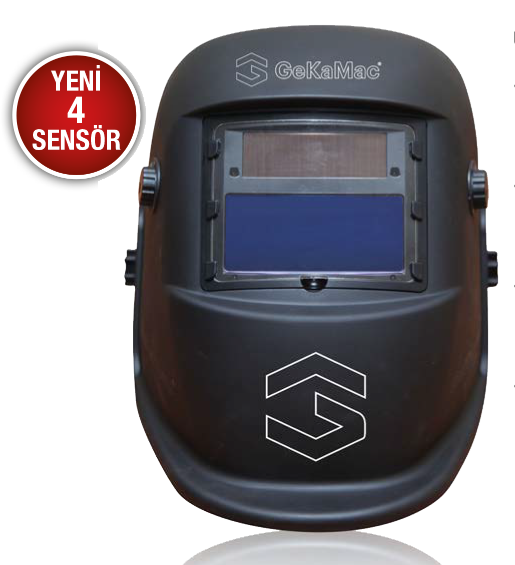 GeKaMac Colormatic 4 Sensör Otomatik Kararan Kaynak Maskesi