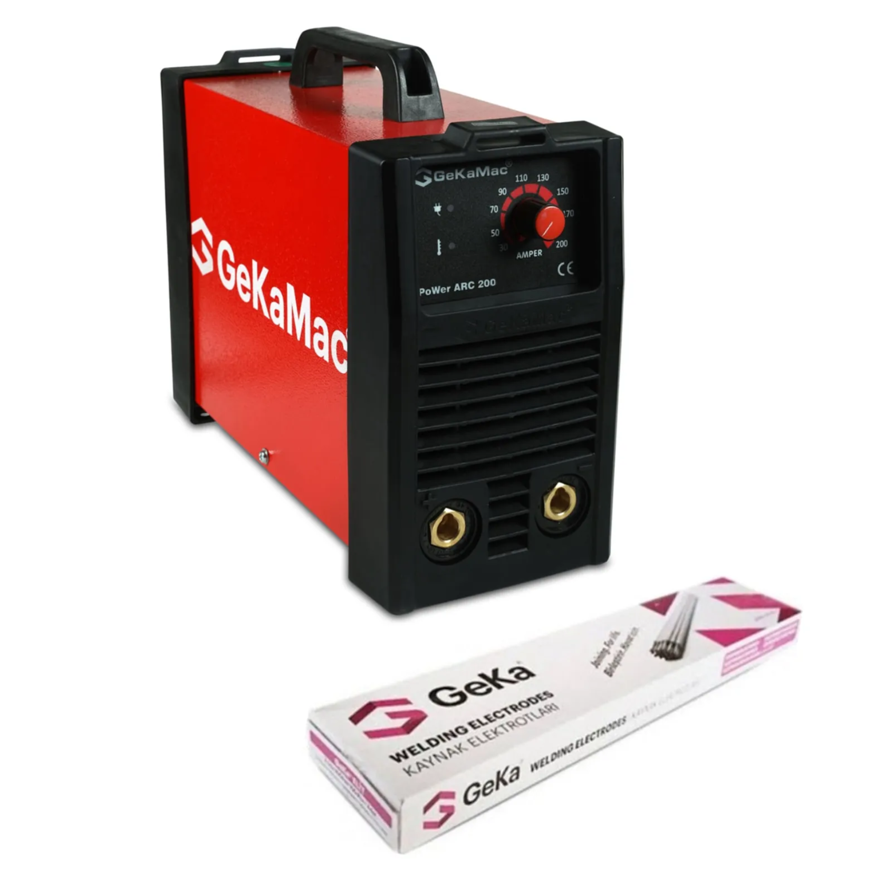GeKaMac Power Arc 200 Lt + 1 Paket 2.5mm Geka Elit Elektrot