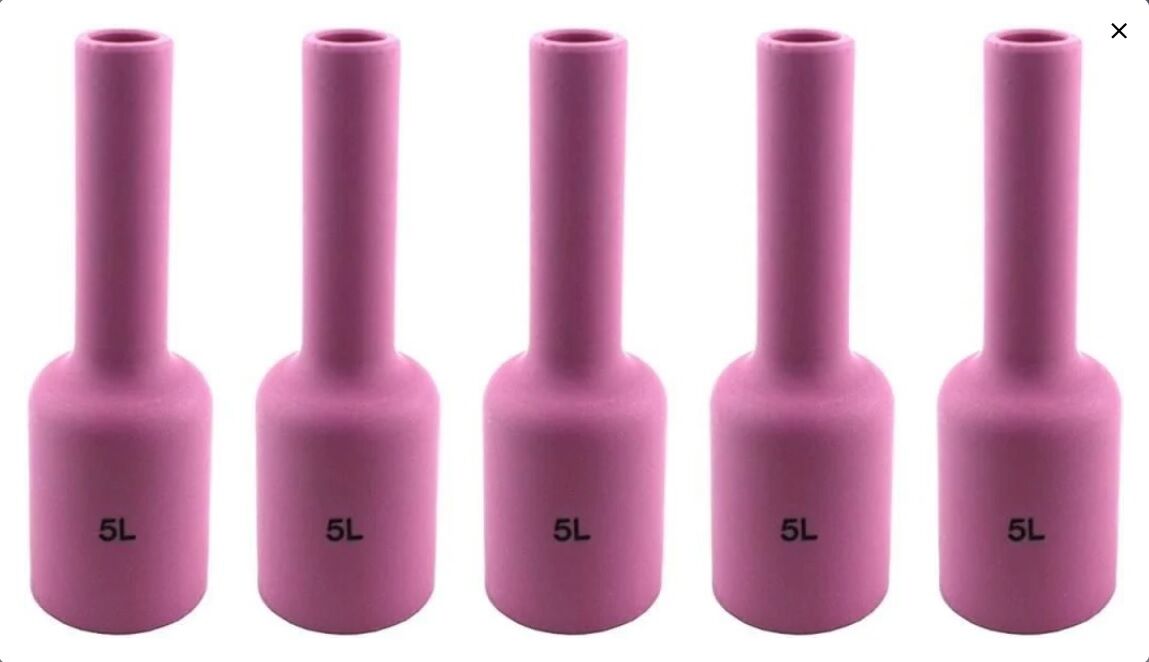 54N17L Seramik Nozul (Gaz Lens) Uzun 17/18/26 No:5