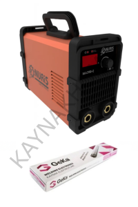 Nuriş MA200E İnverter Kaynak Makinesi 200A + 1 Paket 2.5mm Elektrot