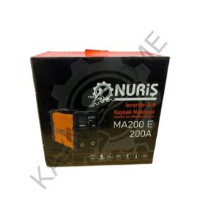 Nuriş MA200E İnverter Kaynak Makinesi 200A + Kaynak Maskesi Hediye