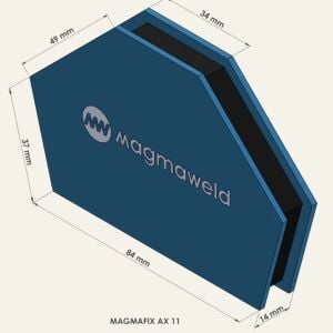 Magmaweld Magmafix AX-11 Mıknatıslı Manyetik Kaynak Gönyesi – 11 kg, 5 Açılı