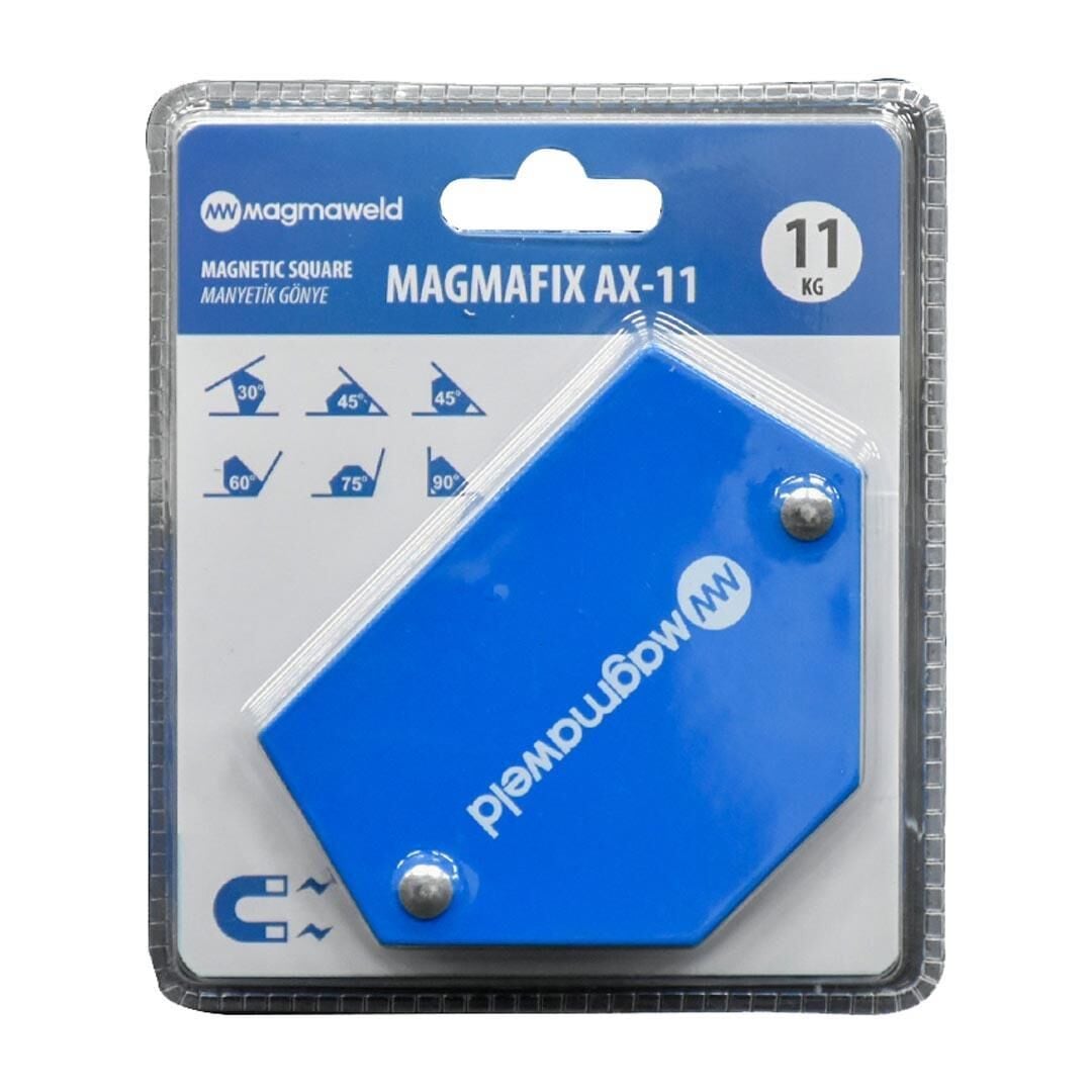 Magmaweld Magmafix AX-11 Mıknatıslı Manyetik Kaynak Gönyesi – 11 kg, 5 Açılı